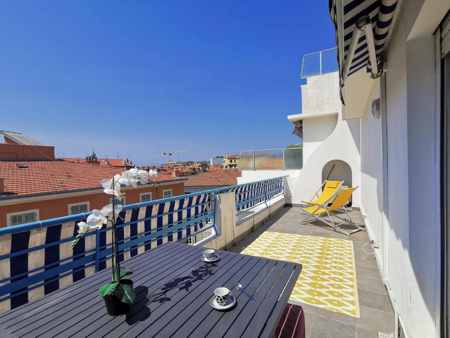 5 Papon - Dernier Etage - Terrasse A Ciel Ouvert - Garibaldi 尼斯 外观 照片